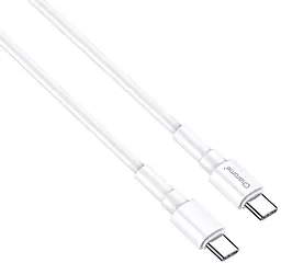 Кабель USB Charome C21-04 15W 3A USB Type-C - Type-C Cable White - миниатюра 2