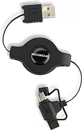Кабель USB Scosche sleekSYNC USB mini & USB micro Black (MMUSBR) - миниатюра 8