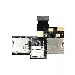 Шлейф HTC Desire 400 з роз'ємами на SIM карти і карту пам'яті