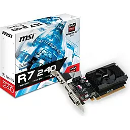 Видеокарта MSI Radeon R7 240 1024Mb (R7 240 1GD3 64b LP)