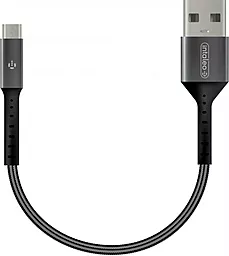 Кабель USB Intaleo CB0 0.2M micro USB Cable Black/Grey - миниатюра 2