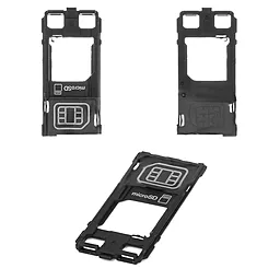 Слот (лоток) SIM-карти Sony Xperia X F5121 Black