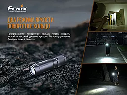 Ліхтарик Fenix E02R чорний - мініатюра 7