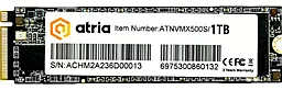 SSD Накопитель ATRIA MX500S 1TB M.2 NVMe (ATNVMX500S/1024)