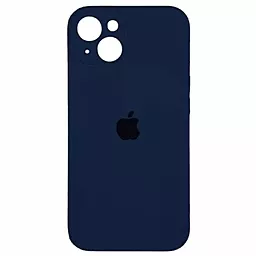 Чехол Silicone Case Full Camera для Apple iPhone 15 Plus deep navy