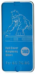 Защитное стекло King Kong 18D Full Cover Apple iPhone 7, iPhone 8 White - миниатюра 2