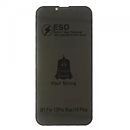 Защитное стекло ESD PRIVACY GLASS для Apple iPhone 14 Plus Black (без упаковки)