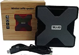 Колонки акустические U-Bass WJ-X8 LED Black - миниатюра 2