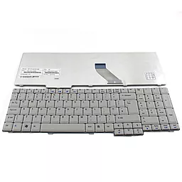 Клавиатура для ноутбука Acer AS 6530 6930 7000 9300 TM 5100 7320 EX 5235 7220 eMachines E528  серебристая