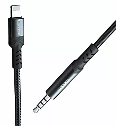 Аудио кабель Earldom ET-AUX39 Aux mini Jack 3.5 mm - Lightning M/M Cable 1 м black - миниатюра 3