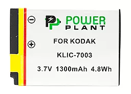 Акумулятор для фотоапарата Kodak KLIC-7003 (1300 mAh) DV00DV1220 PowerPlant