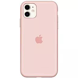 Чохол Silicone Case Full for Apple iPhone 11 Pink Sand