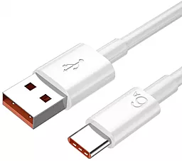 Кабель USB Xiaomi Original 120w 6a USB Type-C cable  white - миниатюра 2