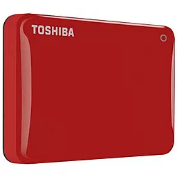 Зовнішній жорсткий диск Toshiba Canvio Connect II Red 3TB (HDTC830ER3CA) - мініатюра 2