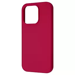 Чехол Wave Full Silicone Cover для Apple iPhone 15 Rose Red