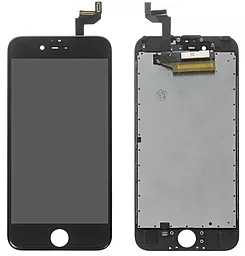 Дисплей Apple iPhone 6S з тачскріном і рамкою, (TFT), Black