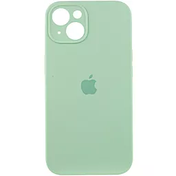 Чехол Silicone Case Full Camera для Apple iPhone 15 Pistachio
