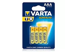 Батарейки Varta SUPERLIFE ZINC-CARBON * 4 fol (02006101414) 1.5 V - мініатюра 2