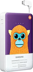 Повербанк Samsung EB-PN915BVRGRU 11300 mAh Violet Monkey - миниатюра 2