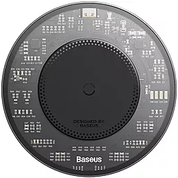 Бездротовий (індукційний) зарядний пристрій Baseus Simple 2 Wireless Charger 15W 3A Black (CCJJ050001)