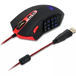 Компьютерная мышка Redragon M901-2 MMO USB Black (78177) - миниатюра 6