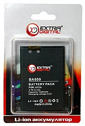 Посилений акумулятор Sony ST25i Xperia U / BA600 / BMS6344 (1320 mAh) ExtraDigital - мініатюра 3