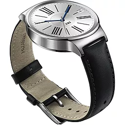 Смарт-часы Huawei Watch Stainless Steel Leather Black - миниатюра 2