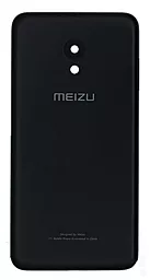 Задняя крышка корпуса Meizu M5 со стеклом камеры Black