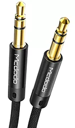 Аудіо кабель McDodo AUX mini Jack 3.5mm M/M Cable 1.2 м black (CA-6640)