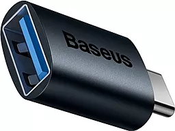 OTG-перехідник Baseus Ingenuity Series Mini OTG Adaptor M-F USB Type-C -> USB-A 3.1 Blue (ZJJQ000003)