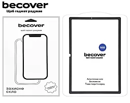 Защитное стекло BeCover 10D для Samsung Galaxy Tab A8 10.5 (2021) SM-X200 / SM-X205 Black (710583)