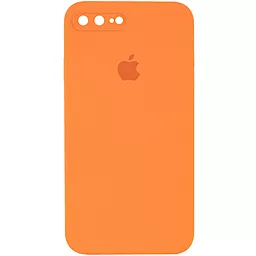 Чохол Silicone Case Full Camera Square для Apple iPhone 7 Plus, iPhone 8 Plus Papaya
