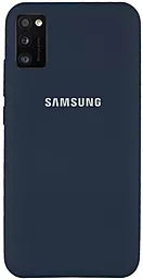 Чехол Epik Silicone Cover Full Protective (AA) Samsung A415 Galaxy A41 Midnight Blue
