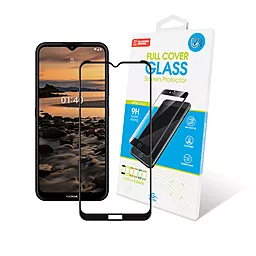 Защитное стекло Global Full Glue для Nokia 1.4 Black (1283126511806)