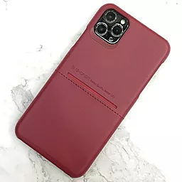 Чехол G-Case Cardcool Series для Apple iPhone 11 Pro (5.8") Красный - миниатюра 2