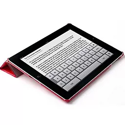 Чехол для планшета JustCase Leather Case For iPad 2/3/4 Red (SS0004) - миниатюра 3
