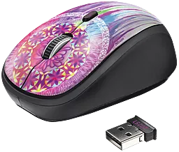 Компьютерная мышка Trust Yvi Wireless Mouse dream catcher (20252) Pink