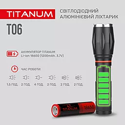 Фонарик Titanum TLF-T06 300Lm 6500K - миниатюра 5