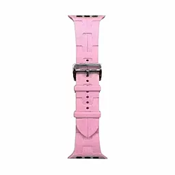 Сменный ремешок для умных часов Apple Watch Hermes 42/44/45/49mm Pink