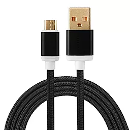USB Кабель Siyoteam Tissue Braid micro USB Cable Black - мініатюра 2