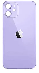 Задня кришка корпусу Apple iPhone 12 (big hole) Purple