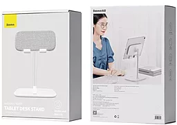 Настольний держатель Baseus Indoorsy Youth Tablet Desk Stand White (SUZJ-02) - миниатюра 5