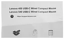 Компьютерная мышка Lenovo 540 USB-C (GY51D20878) Blue - миниатюра 8