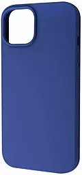 Чехол Wave Full Silicone Cover для Apple iPhone 14 Linen Blue