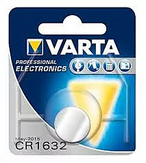 Батарейки Varta CR1632 1 шт 3 V