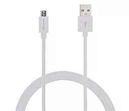 USB Кабель Grand-X 2.5M micro USB Cable White (PM025W)