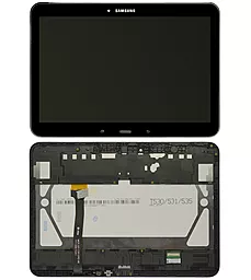 Дисплей для планшета Samsung Galaxy Tab 4 10.1 T530, T531, T535 + Touchscreen with frame (original) Black