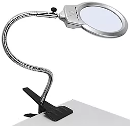Лупа на прищепке Magnifier 15120-A 90мм/2х-6х - миниатюра 2