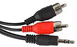 Аудіо кабель TCOM Aux mini Jack 3.5 mm - 2хRCA M/M Cable 1.2 м black