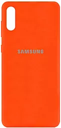 Чехол Epik Silicone Cover Full Protective (AA) Samsung A022 Galaxy A02 Neon Orange
